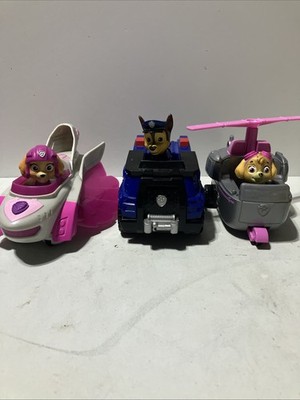 Paw Patrol 3 Vehicle & Figure Lot