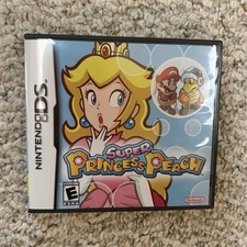 Nintendo Super Princess Peach Nintendo DS w/ Case, Cover Art & Manual Included