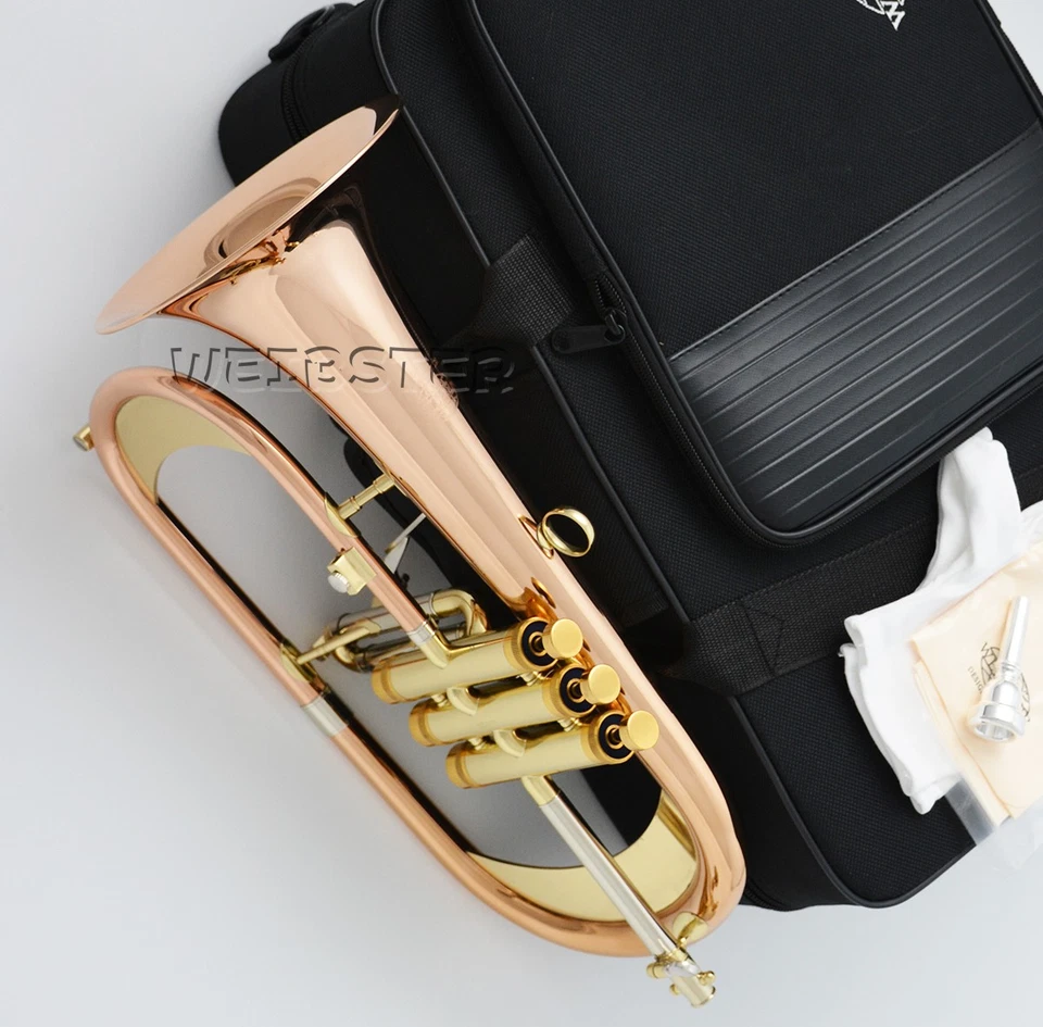 Custom Rose Kupfer Flügelhorn Heavy FLÜGEL WEIBSTER WFL-632 - Bild 3 von 4