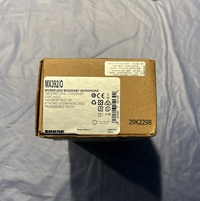 Shure MX392/O Microflex Boundary Microphone (New)