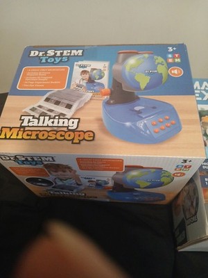 max explorer rock tumbler and talking microscope
