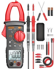 Digital Clamp Meter Multimeter Tester 4000 Counts with NCV Amp Ohm Volt Measures