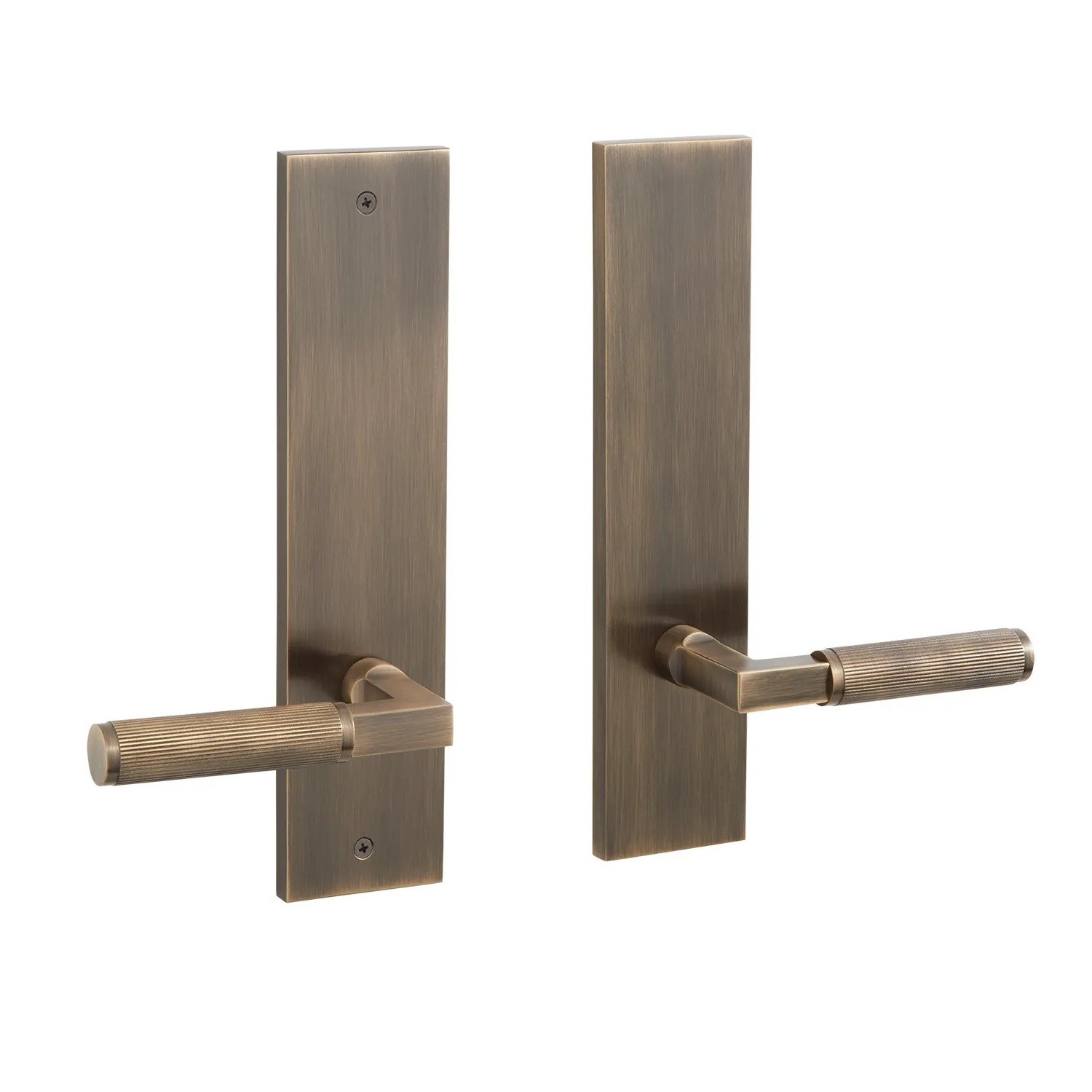 Signature Hardware EHSSQTB262542RABS Straight Knurled Solid Brass Dummy 22990₽