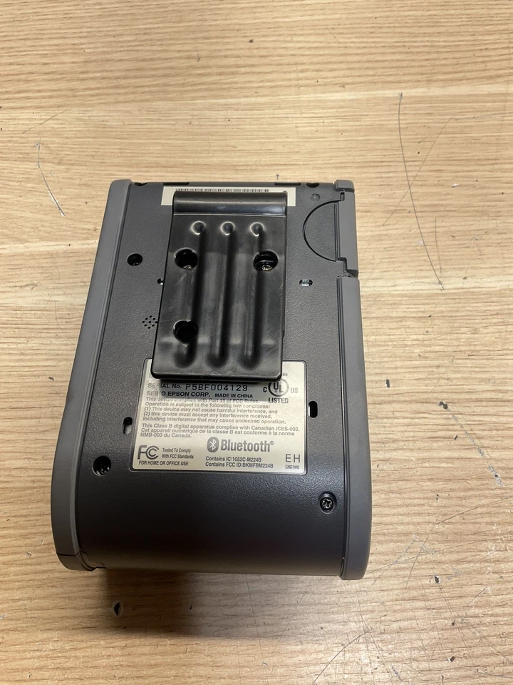 Epson Mobilink TM-P60 Point of Sale Thermal Printer.PREOWNED /JUA2668 - Image 4 of 4