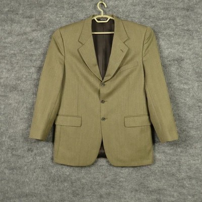 VINTAGE Burberrys Suit Mens 100% Pure Wool Button Up Lined Pockets