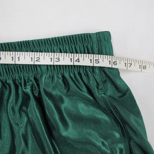 Vintage NBA Boston Celtics Dazzle Shorts Mens Large Green Silky Shiny Y2K - Picture 6 of 9