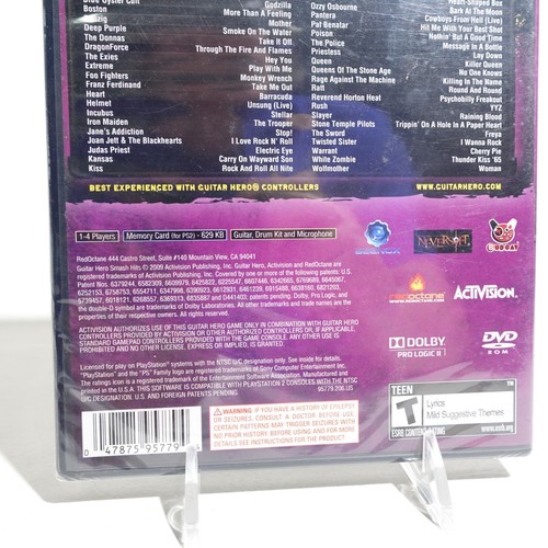 Guitar Hero: Smash Hits (PlayStation 2, 2009) PS2 NUOVO sigillato in fabbrica - Foto 5 di 14