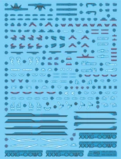 Delpi Water Decal For RG Wing Zero - US