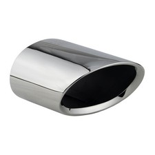 1 Auspuffblende f�r BMW 1er LCI 116d 118d 120d e84 X1 16d 18d 20d Edelstahl Oval