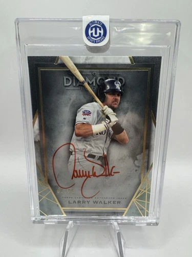 2022 Topps Diamond Icons Larry Walker Red Ink Autograph 3/25 #RI-LW Rockies