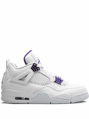 Jordan 4 Retro Metallic Purple Sneakers Used Men s Size 12