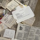 Large Lot of Vintage Recipes Handwritten, Clipped, Meals, Desserts — photo 6