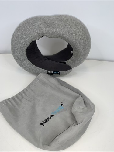 NeckSnug+ Neck Pillow - Premium Memory Foam Travel Pillow 360 Gray