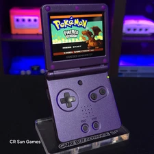 Purple Nintendo Game Boy Advance GBA SP IPS Adjustable Brightness