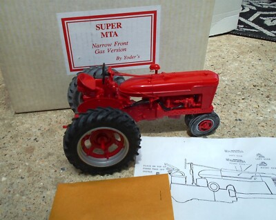  Farmall McCormick Plastic Super MTA Tractor by Yoder Narrow Front Gas Version