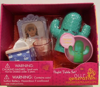 our generation night table set