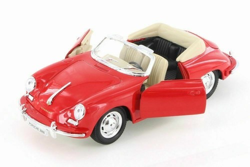 Porsche 356B Convertible Welly Diecast Model Toy Car 7.25", 1:24 - Picture 16 of 29