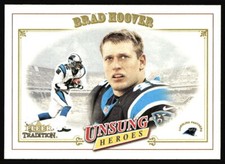 2001 Fleer Tradition Brad Hoover #333 Carolina Panthers
