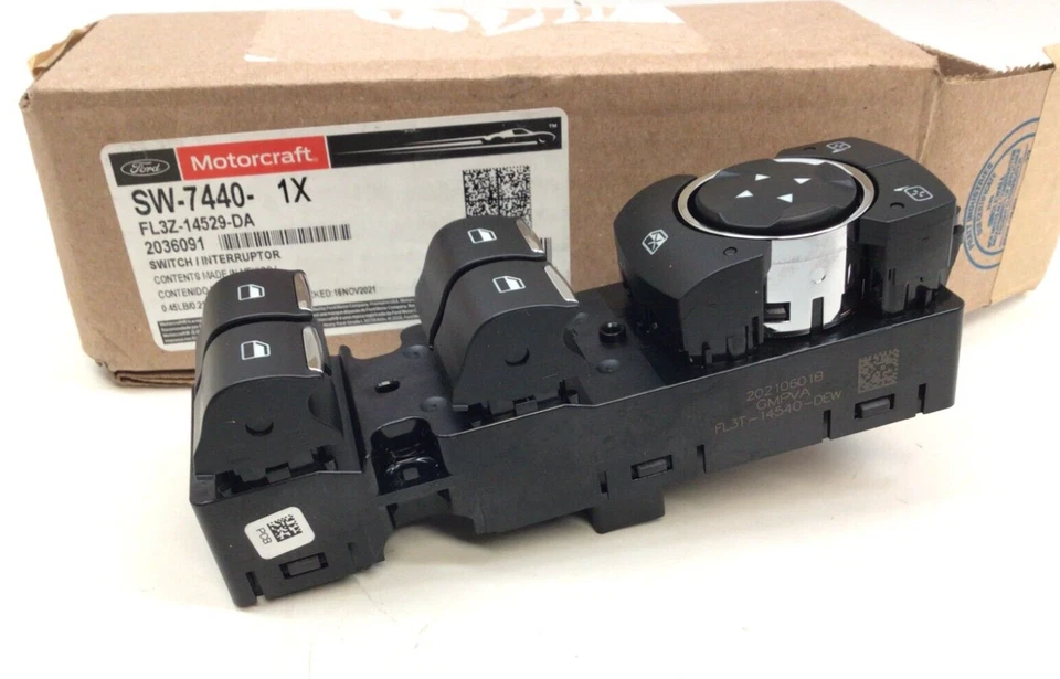 福特 F-150 Edge Expedition 驾驶员电源窗镜主开关原始设备制造商 14529 — 第 4/4 张图片