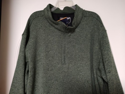 NWT Architect Knit Fleece 1/4 Zip Hunter Green Men's XL Tall - Picture 2 of 2