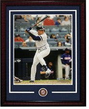 Giovanny Urshela signed 16x20 photo framed Yankees coin autograph Fanatics COA