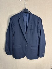 BANANA REPUBLIC 44R Navy Tailored Fit Two Button Sport Coat Egypt Blue Galaxy