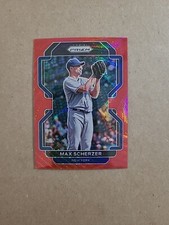 2022 Panini Prizm- Max Scherzer Red Wave Parallel #243- 79/99