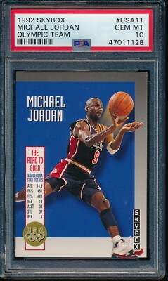 PSA 10 MICHAEL JORDAN 1992 Skybox Olympic Dream Team USA