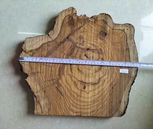 live edge slice of indian teak wood burl wood with high grains for casting craft - Picture 6 of 6
