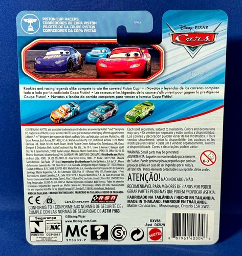 Nuovo - PONCHY WIPEOUT #90 - Pixar Cars PISTON CUP RACERS 2018 Salva paraurti - DXV66 - Foto 3 di 5