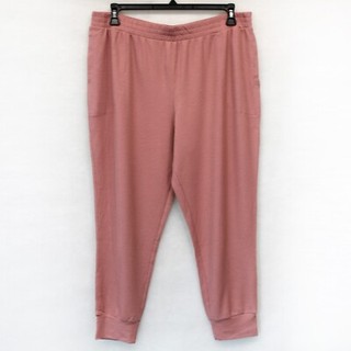 Athleta Pink Wind Down Sleep Waffle Knit Loungewear Joggers Pants XXS