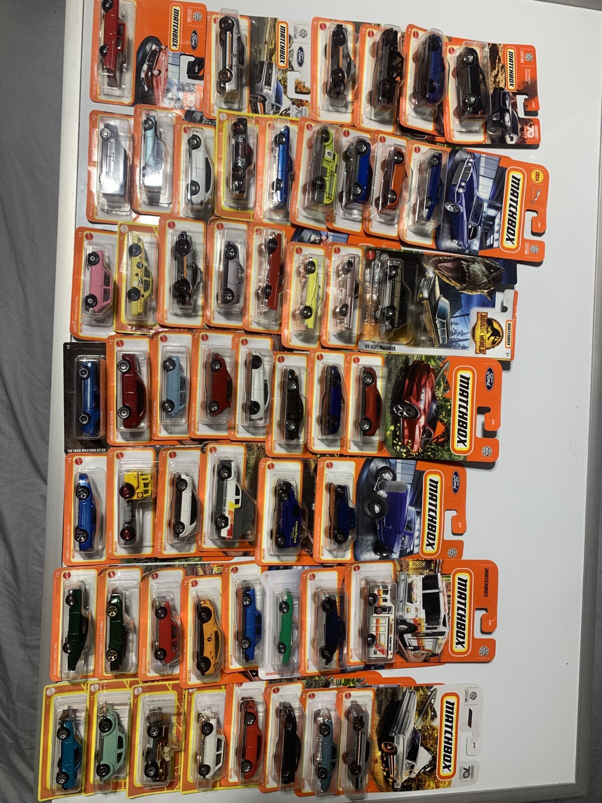 Huge Lot Matchbox 1:64 Scale Cars Trucks NIP 53 CAR LOT!! SEE PHOTOS