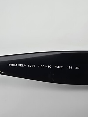 Chanel 5239 c. 501/3C Shiny Black Frame Grey Gradient Lens Sunglasses w/ Case CHANEL | Accessories | Chanel 5239 C 53c Shiny Black Frame  main image 3