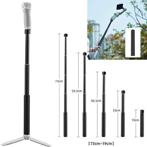 For DJI OM 4/OSMO Mobile 3 2 Feiyu Zhiyun Telescopic Extension Rod Pole Holder