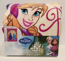 Disney Frozen Anna Elsa Oversized Throw 59" x 78" 150 cm x 200cm Brand New