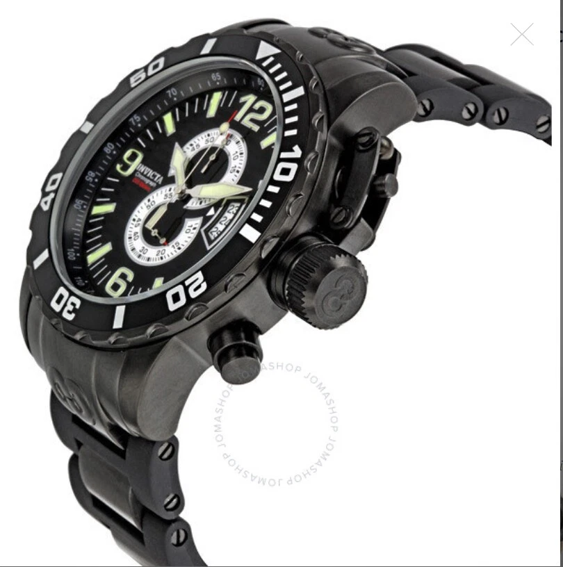 Invicta Corduba Ibiza 52mm Mitternachtsschwarz W Chronograph & Date- Link - Bild 1 von 4