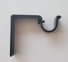 Heavy Duty Drapery Curtain Iron  ❤️ Bracket 3" projection for single 1" iron rod