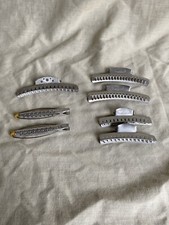 Vtg Tip Top Goody Aluminum Hair Clips Curling Rods, 7 Total