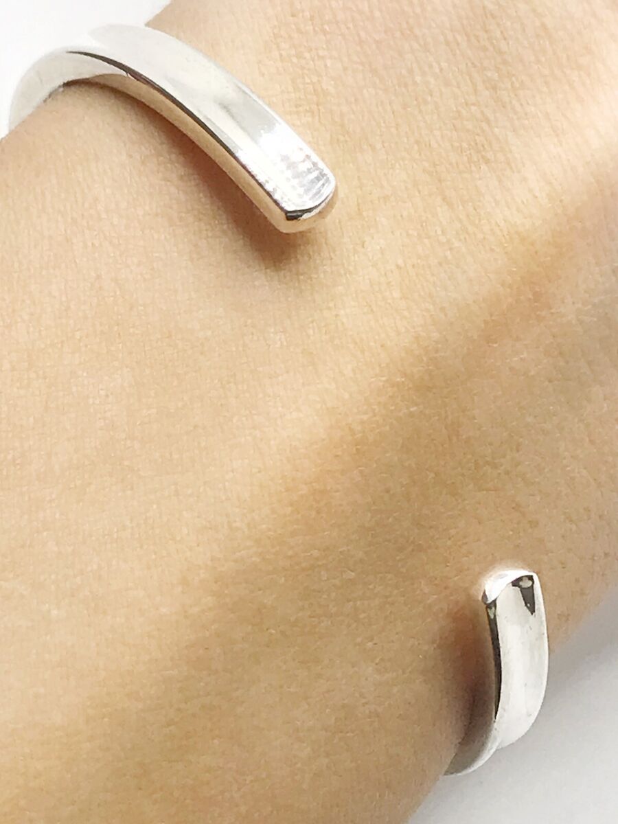 Tiffany & Co. Sterling Silver 1837 Open Bangle 6.25 Tiffany & Co. Sterling Silver 1837 Open Bangle 6.25