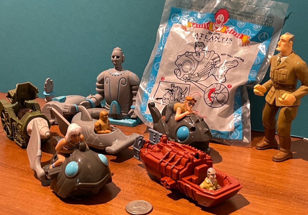Atlantis the Lost Empire 2001 McDonald's Happy Meal Toys ASIA NEW