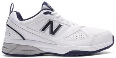 New Balance 624 White & Navy Training Shoes / Sneakers - MX624WN2- 8 W- Men New Size 10 - New Balance 624 White Navy for sale online | eBay main image 4