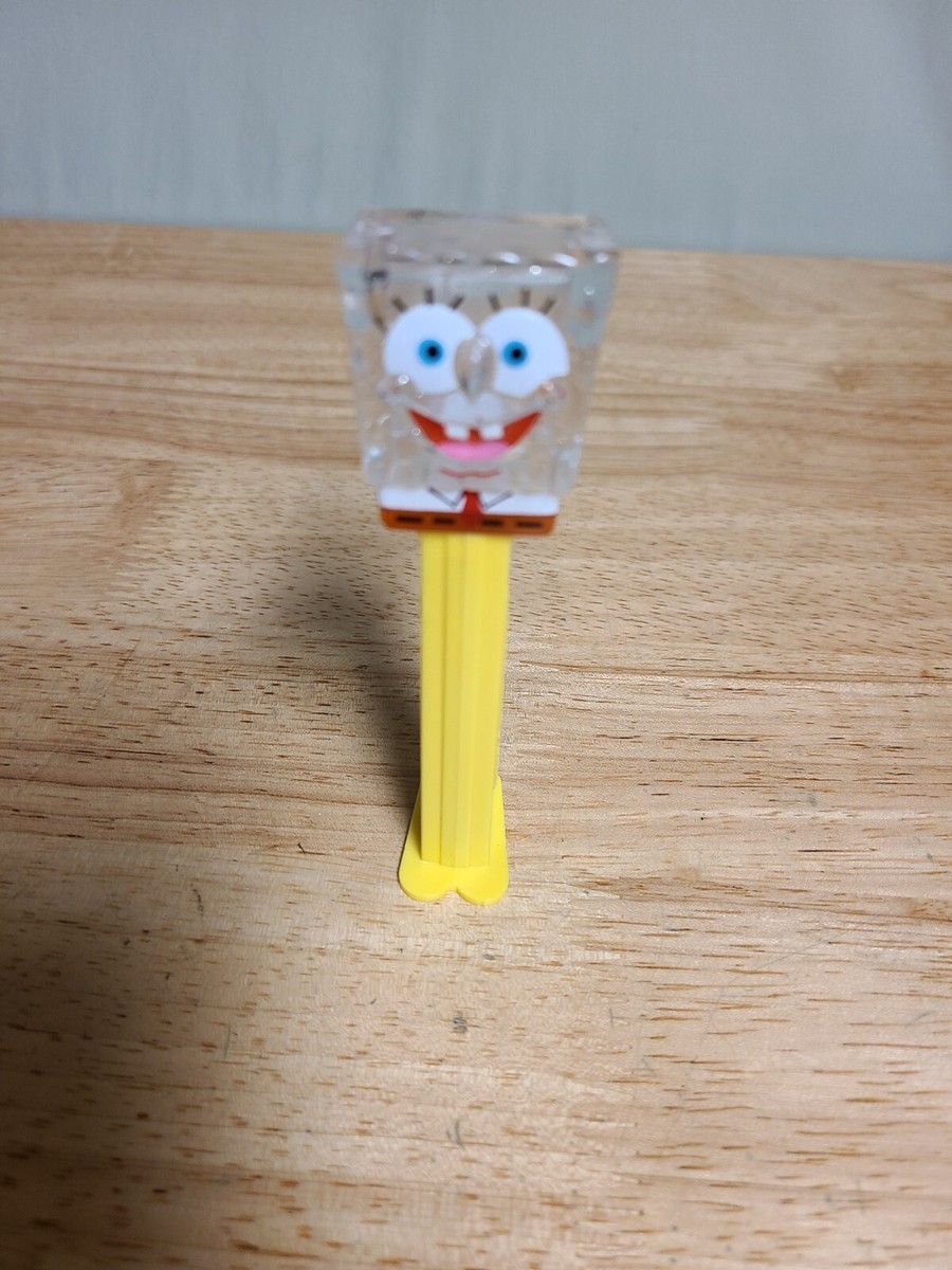2014 SpongeBob SquarePants RARE GLITTER SPONGEBOB PEZ Dispenser | eBay