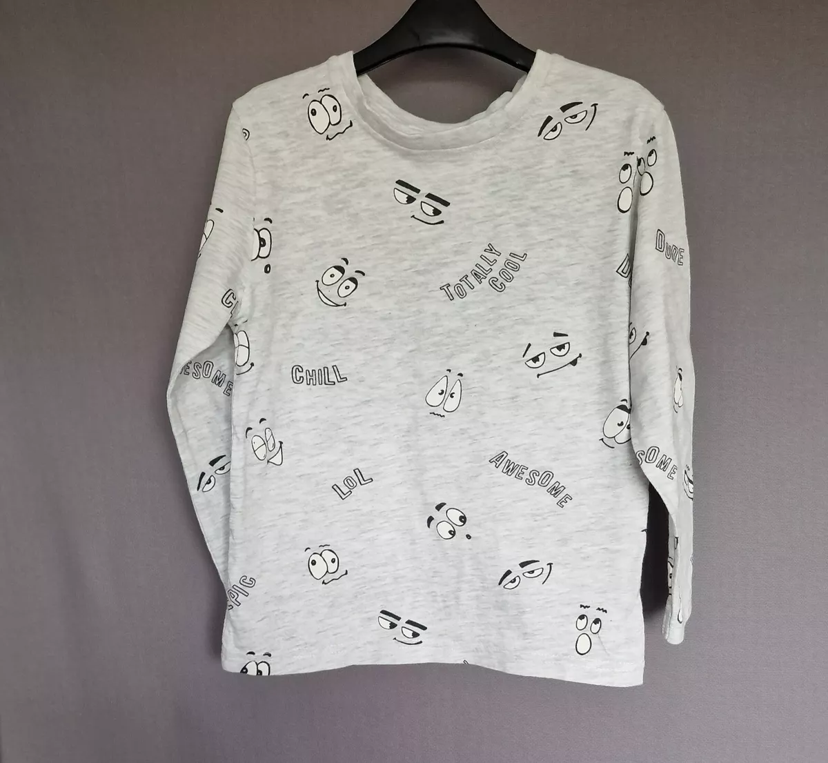 Long sleeve white top t shirt primark