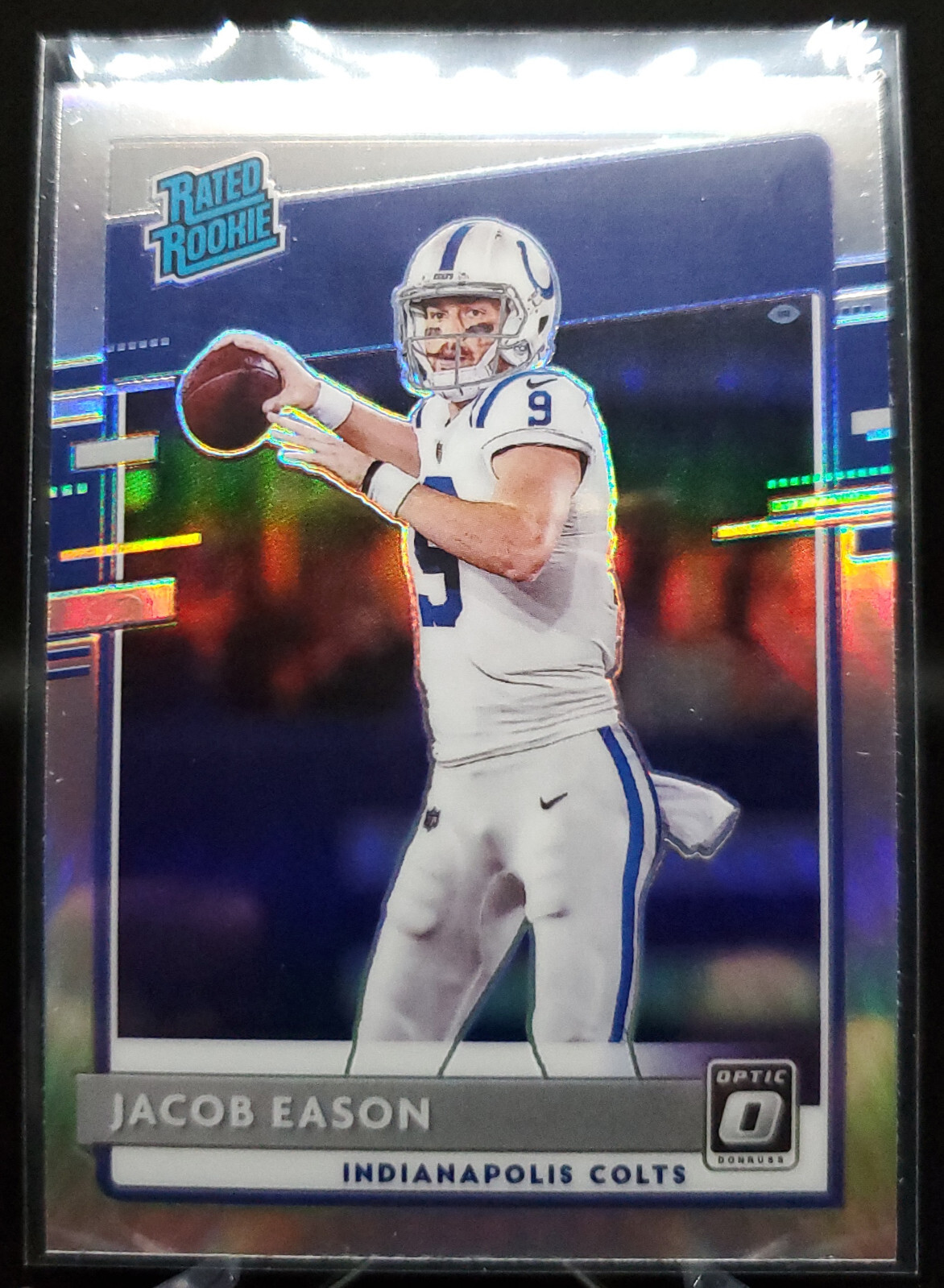 2020 Panini Donruss Optic - Rated Rookies Holo Prizm #162 Jacob Eason (RC)