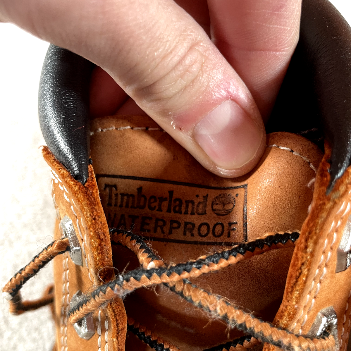 Vintage Timberland Boots Womens 8 Pumpkin Burnt Orange Nubuck