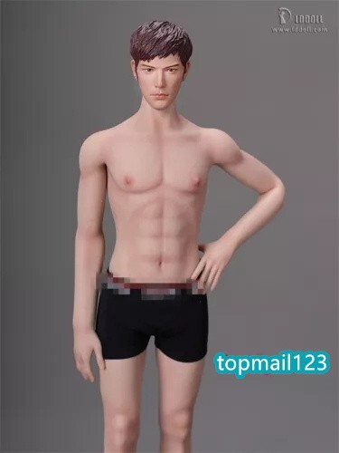 LDDOLL 32Boy 1:6 Dark Wheat Seamless Silicone Male Body Doll Fit 12'' Head Model - Bild 3 von 16