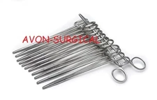 Pack of 12 Each Mayo Hegar Needle Holder 5" Surgical Dental O.R Grade