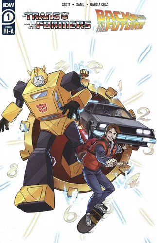 Transformers Back to the Future #1 1:10 Dan Schoening Variant IDW 2020