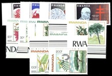 1982, Ruanda, 1187-90 u.a, ** - 1750906