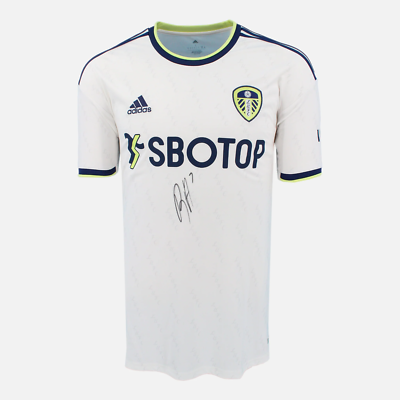 Brenden Aaronson Signed Leeds United Shirt 2022-23 Home [Front] | eBay